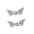 Vintage Zinc Alloy Wing Perforated Spacer Bead For DIY Bracelet Necklace Making view 2