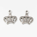 Zinc Alloy Crown Charm Pendant No.241152 for DIY Necklace Bracelet Jewelry Making view 3