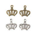 Zinc Alloy Crown Charm Pendant No.241152 for DIY Necklace Bracelet Jewelry Making view 4