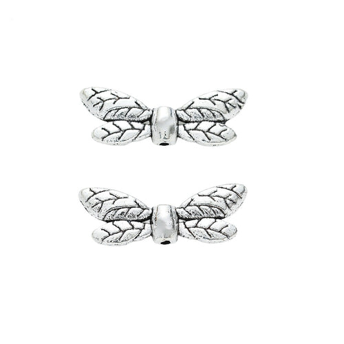 Vintage Zinc Alloy Wing Spacer Beads With Holes For DIY Bracelets And Necklaces