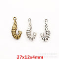 Zinc Alloy Shrimp Charm Pendant No.759770 for DIY Necklace Bracelet Jewelry Making view 1