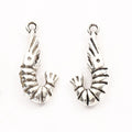 Zinc Alloy Shrimp Charm Pendant No.759770 for DIY Necklace Bracelet Jewelry Making view 3