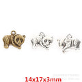 Zinc Alloy Panda Charm Pendant for DIY Necklace Bracelet Jewelry Making view 1