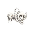 Zinc Alloy Panda Charm Pendant for DIY Necklace Bracelet Jewelry Making view 2