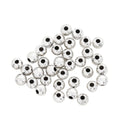 DIY Vintage Zinc Alloy 4mm Smooth Small Hole Beads For Bracelet Necklace Making view 2