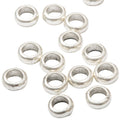 DIY Vintage Zinc Alloy 7mm Smooth Small Hole Spacer Beads For Bracelet Necklace Making view 2