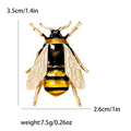 Alloy Enamel Bee Brooch Pin For Suits And Shirts view 4