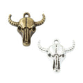 Zinc Alloy Bull Head Charm Pendant No.463941 for DIY Necklace Bracelet Jewelry Making view 4