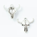 Zinc Alloy Bull Head Charm Pendant No.463941 for DIY Necklace Bracelet Jewelry Making view 3