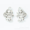 Zinc Alloy Rabbit Charm Pendant No.995958 for DIY Necklace Bracelet Jewelry Making view 2