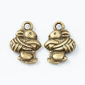 Zinc Alloy Rabbit Charm Pendant No.995958 for DIY Necklace Bracelet Jewelry Making view 3