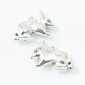 Zinc Alloy Rabbit Charm Pendant No.167204 for DIY Necklace Bracelet Jewelry Making view 3