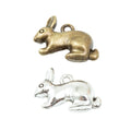 Zinc Alloy Rabbit Charm Pendant No.167204 for DIY Necklace Bracelet Jewelry Making view 4