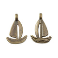 Zinc Alloy Sailboat Charm Pendant No.863572 for DIY Necklace Bracelet Jewelry Making view 3
