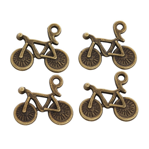 Zinc Alloy Bicycle Charm Pendant No.201624 for DIY Necklace Bracelet Jewelry Making