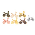 Zinc Alloy Bicycle Charm Pendant No.201624 for DIY Necklace Bracelet Jewelry Making view 5