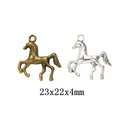 Zinc Alloy Horse Charm Pendant No.201817 for DIY Necklace Bracelet Jewelry Making view 1