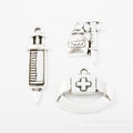 Gold Zinc Alloy Medical Supplies Charm Pendant No.937496 for DIY Necklace Bracelet Jewelry Making view 1