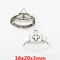Gold Zinc Alloy Medical Supplies Charm Pendant No.937496 for DIY Necklace Bracelet Jewelry Making view 2