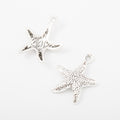 Zinc Alloy Starfish Charm Pendant No.753077 for DIY Necklace Bracelet Jewelry Making view 2