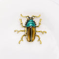 Alloy Enamel Beetle Brooch Pin For Streetwear Clothing Decoration view 5
