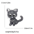 Alloy Cute Cat Brooch For Versatile Clothing Decoration view 5