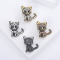 Alloy Cute Cat Brooch For Versatile Clothing Decoration view 1