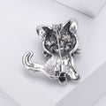 Alloy Cute Cat Brooch For Versatile Clothing Decoration view 4