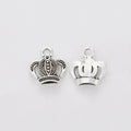 Zinc Alloy Crown Charm Pendant No.242764 for DIY Necklace Bracelet Jewelry Making view 3