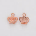 Zinc Alloy Crown Charm Pendant No.242764 for DIY Necklace Bracelet Jewelry Making view 4