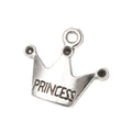 Zinc Alloy Crown Charm Pendant No.190328 for DIY Necklace Bracelet Jewelry Making view 2