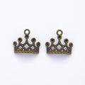 Zinc Alloy Crown Charm Pendant No.306302 for DIY Necklace Bracelet Jewelry Making view 4