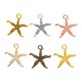 Zinc Alloy Starfish Charm Pendant No.482007 for DIY Necklace Bracelet Jewelry Making view 5