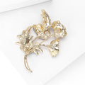 Alloy Enamel Poppy Flower Brooch Pin For Garment Decoration view 4