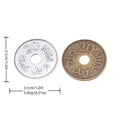 Zinc Alloy Coin Charm Pendant No.236545 for DIY Necklace Bracelet Jewelry Making view 1
