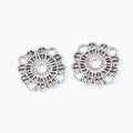 Zinc Alloy Flower Charm Pendant No.236643 for DIY Necklace Bracelet Jewelry Making view 2