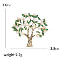 Alloy Zircon Tree Brooch For Suits And Garment Accessories view 5