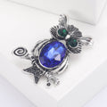 Alloy Owl Brooch For Trendy Animal Clothing Accessories view 3