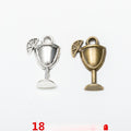 Zinc Alloy Cup Charm Pendant No.618716 for DIY Necklace Bracelet Jewelry Making view 1