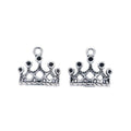 Cutout Crown Charms In Two Sizes Metal Jewelry Making Pieces view 5