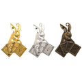 Rabbit Playing Cards Metal Charm Pendant Jewelry Making Component view 5
