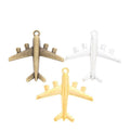 Airplane Charm in Three Metal Finishes for Jewelry Making view 5