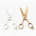Vintage Scissors Charm in 2 Metal Finishes for Jewelry Making view 5