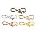 Infinity Hope Word Connector in Five Metallic Finishes view 5