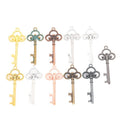 Ornate Skeleton Key Metal Charm in 10 Finishes for Jewelry Making view 5