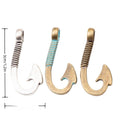 Fish Hook Metal Charms in Three Antique Finishes for Jewelry Making view 5
