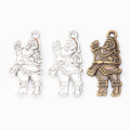 Santa Claus Charm in 3 Metal Finishes for Jewelry Making view 5