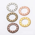 Large Perforated Gear Ring Components in Five Finishes view 5