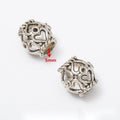 Heart Theme Large Hole Silver Tone Metal Beads Craft Beads view 5