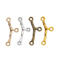 Four Finish Branch Shaped Three Loop Jewelry Connectors view 5